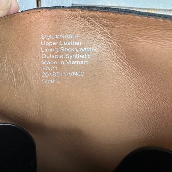 Madewell The Francie Tall Boot True Black Sz 9 NWOB - Picture 12 of 16